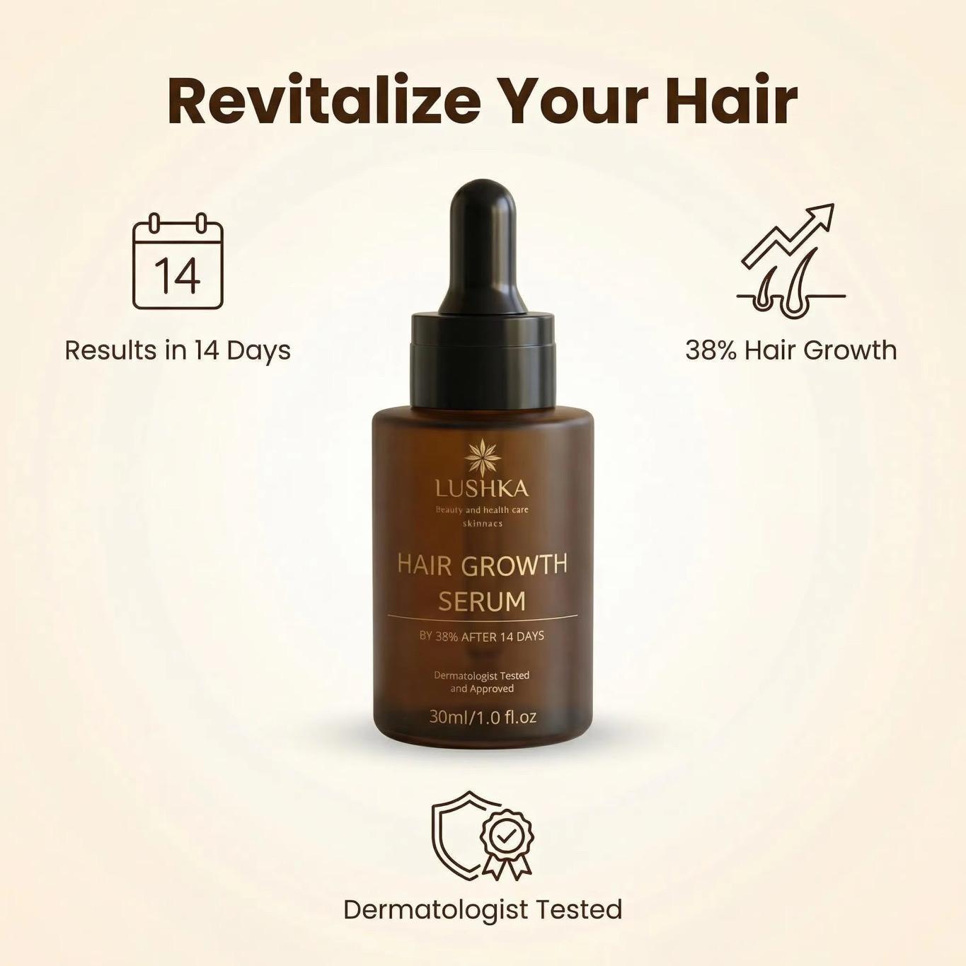 Lushka hair growth serum