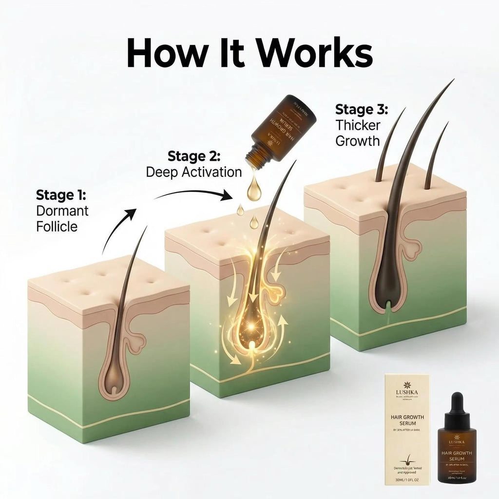 Lushka hair growth serum