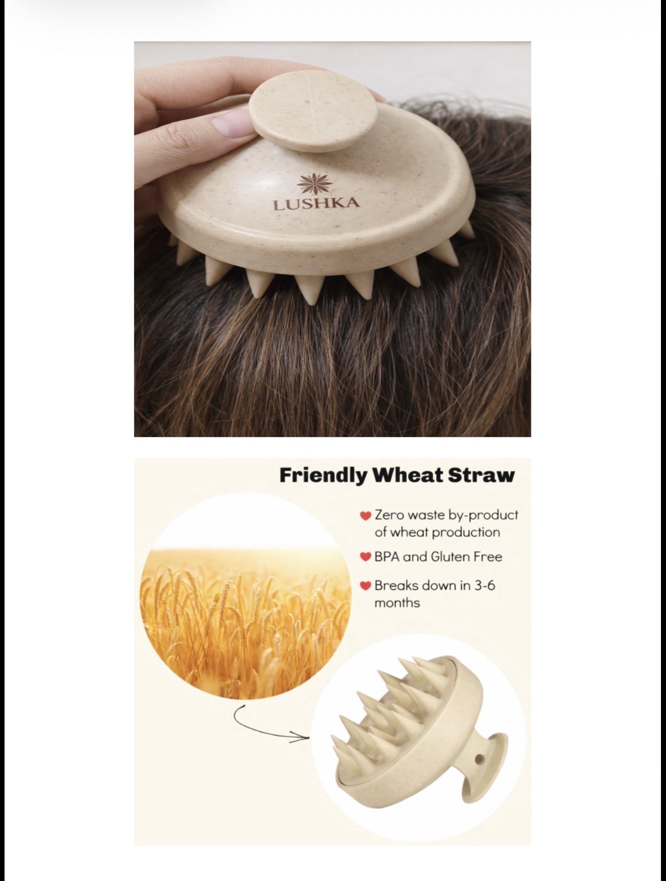 Lushka scalp massager